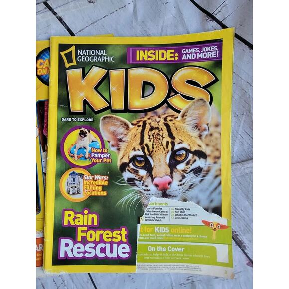 Lot of 4 National Geographic Kids Magazines 2000s - Picture 2 of 6